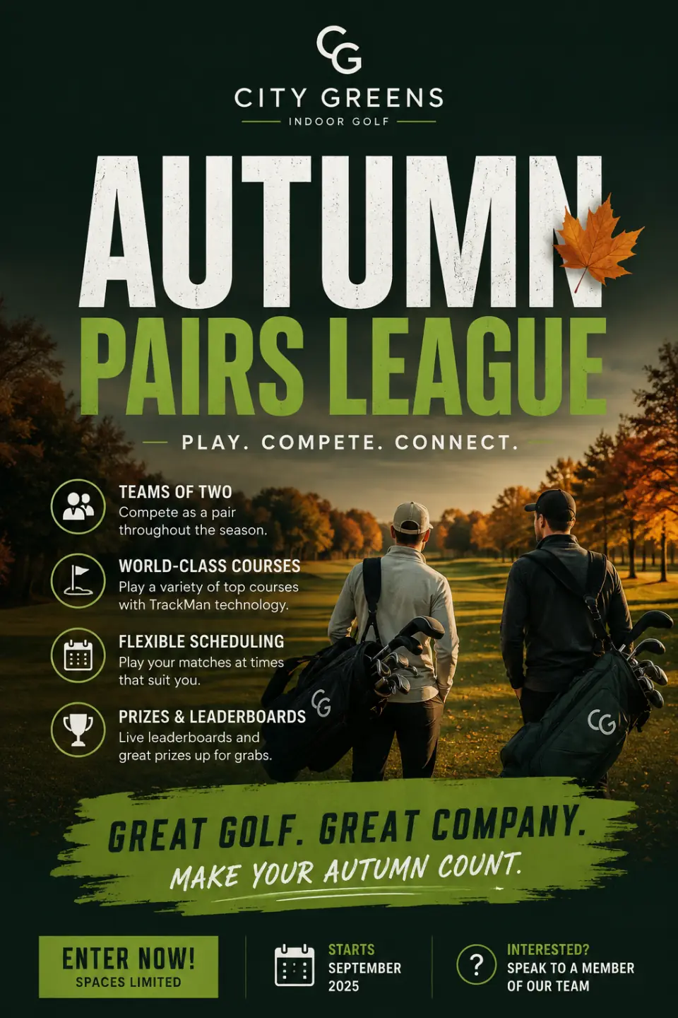 Autumn Pairs League Starts