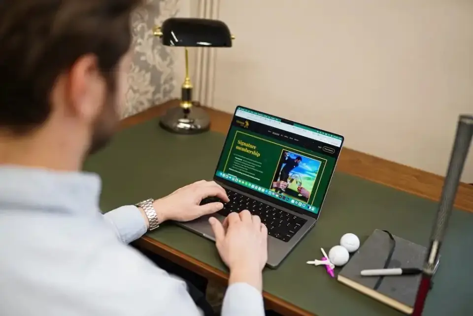 Golf simulator room available for private hire at City Greens Golf in Norwich city centre